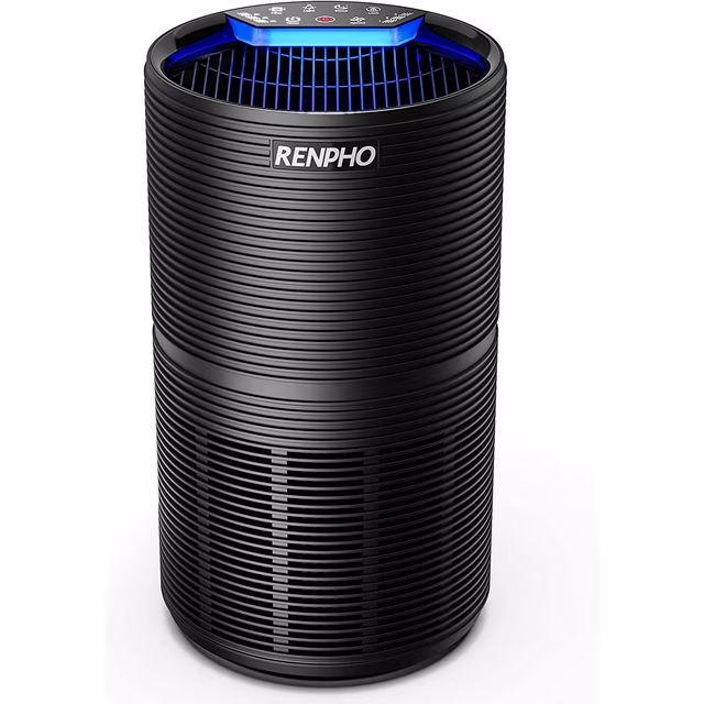 RENPHO Large-Room Air Purifier · 1500 Sq.Ft · 5-Stage H13 HEPA